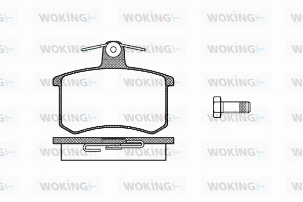 Brake Pad Set, disc brake (P0353.00)