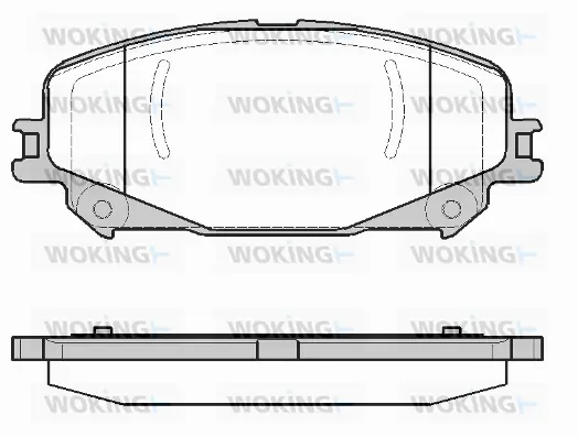 Brake Pad Set, disc brake (P12183.30)