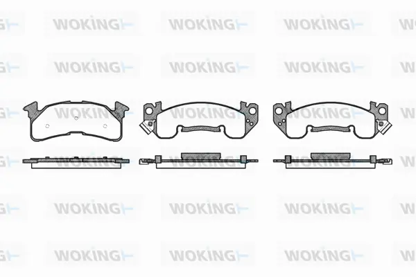 Brake Pad Set, disc brake (P4143.00)