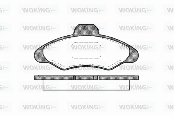 Brake Pad Set, disc brake (P2313.00)