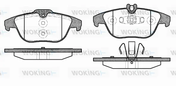 Brake Pad Set, disc brake (P12053.20)