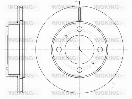 Brake Disc (D6539.10)