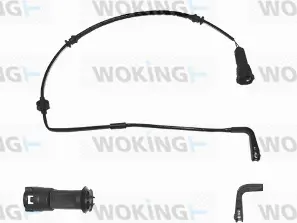 Warning Contact, brake pad wear (001064)