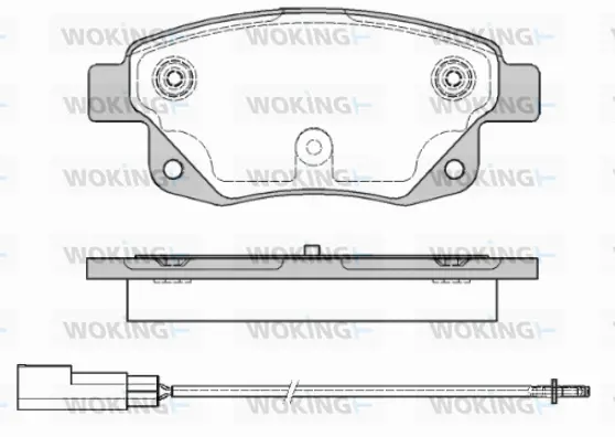Brake Pad Set, disc brake (P13523.01)