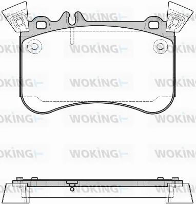 Brake Pad Set, disc brake (P15653.10)