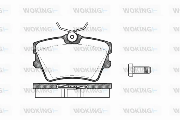 Brake Pad Set, disc brake (P4913.00)