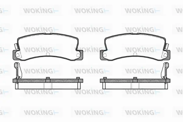 Brake Pad Set, disc brake (P3143.04)