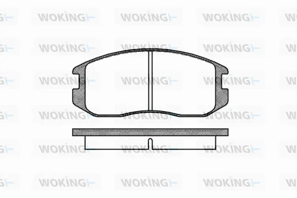 Brake Pad Set, disc brake (P2573.00)