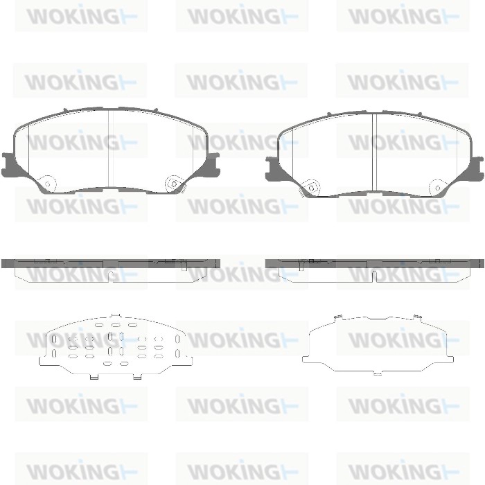 Brake Pad Set, disc brake (P18753.04)