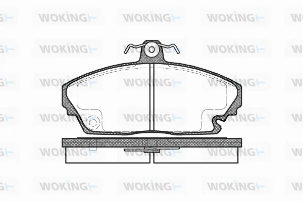 Brake Pad Set, disc brake (P7353.00)