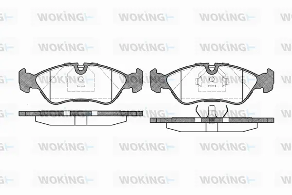 Brake Pad Set, disc brake (P3863.20)