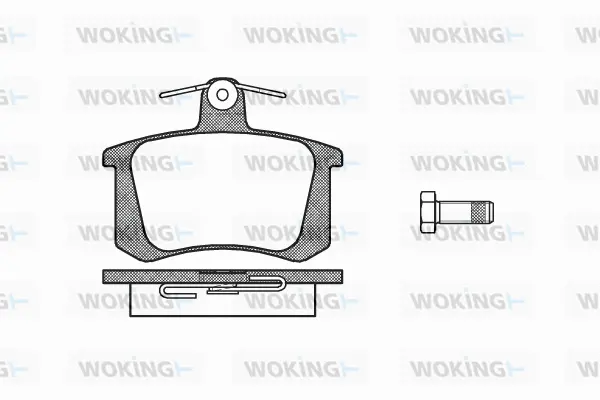 Brake Pad Set, disc brake (P0353.20)
