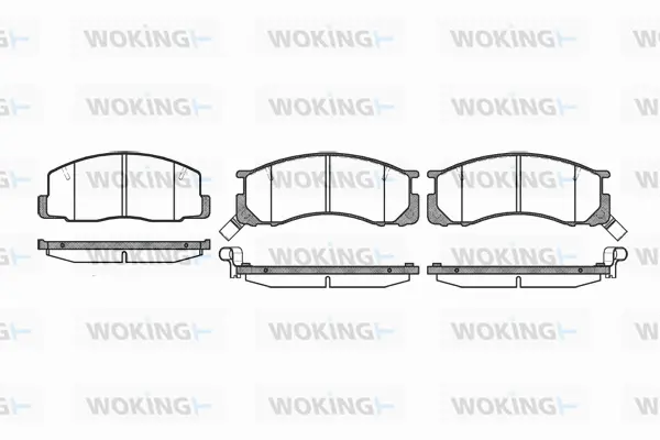Brake Pad Set, disc brake (P2063.22)