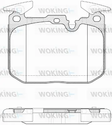 Brake Pad Set, disc brake (P15913.10)