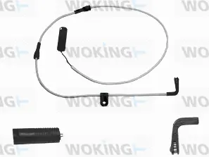 Warning Contact, brake pad wear (001023)