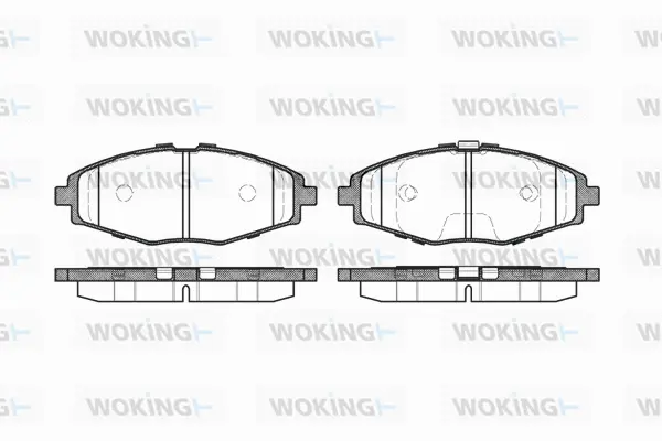 Brake Pad Set, disc brake (P7963.00)