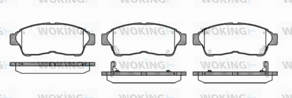 Brake Pad Set, disc brake (P5023.02)