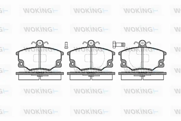 Brake Pad Set, disc brake (P0463.80)