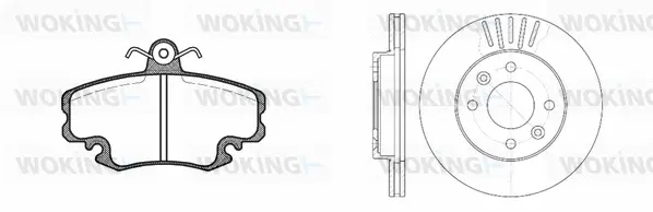 Brake Kit, disc brake (80413.05)
