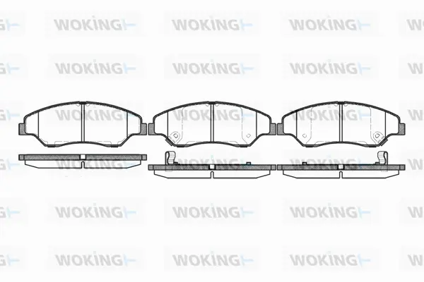 Brake Pad Set, disc brake (P6393.02)