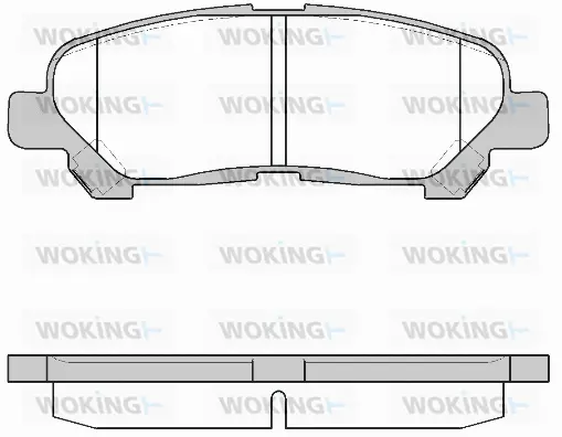 Brake Pad Set, disc brake (P12133.00)