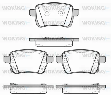 Brake Pad Set, disc brake (P15503.22)