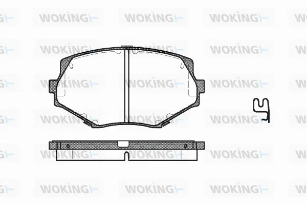 Brake Pad Set, disc brake (P5783.02)