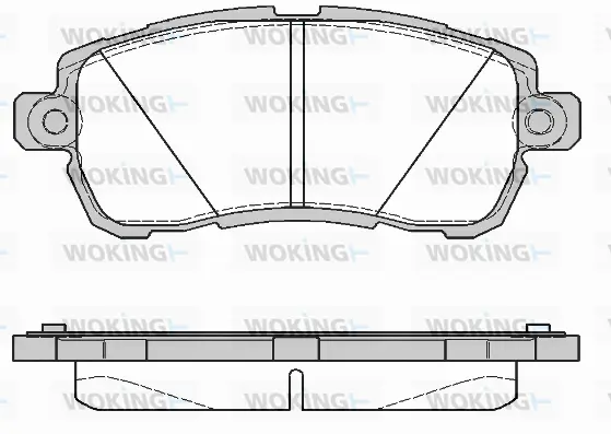 Brake Pad Set, disc brake (P16283.00)