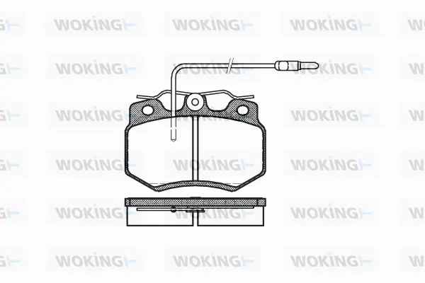 Brake Pad Set, disc brake (P0703.04)
