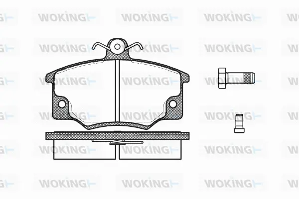 Brake Pad Set, disc brake (P0463.04)