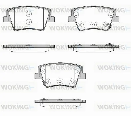 Brake Pad Set, disc brake (P18353.02)