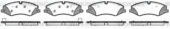 Brake Pad Set, disc brake (P15093.10)