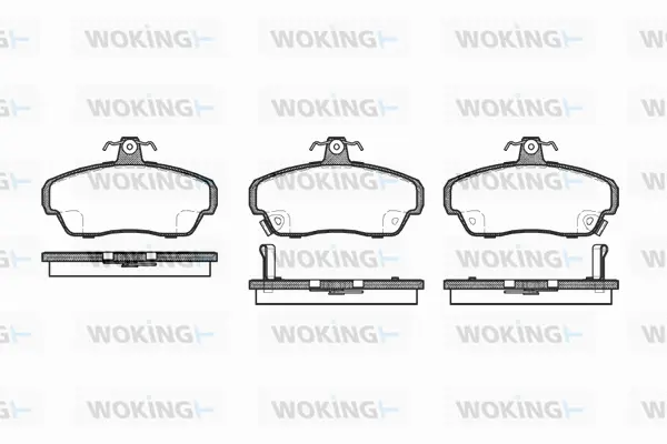 Brake Pad Set, disc brake (P5903.02)