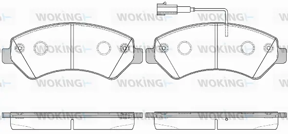 Brake Pad Set, disc brake (P13753.22)