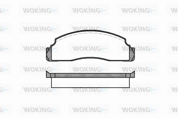 Brake Pad Set, disc brake (P1913.00)