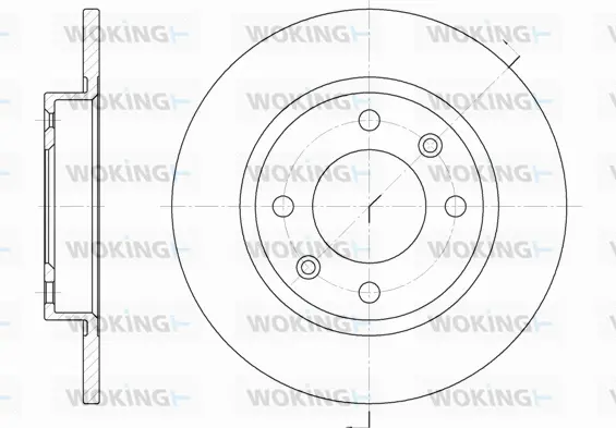 Brake Disc (D6136.00)