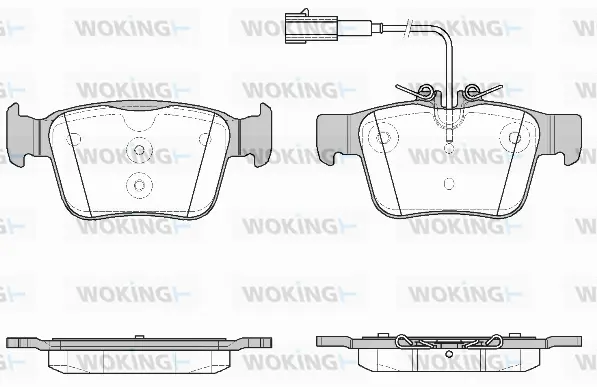 Brake Pad Set, disc brake (P16223.02)