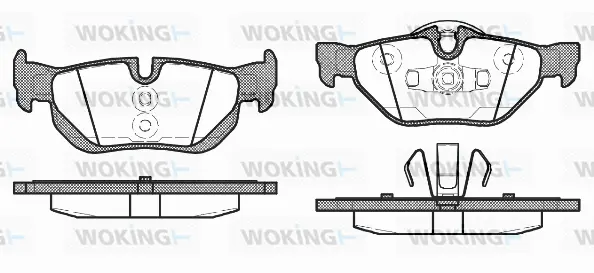 Brake Pad Set, disc brake (P10453.10)