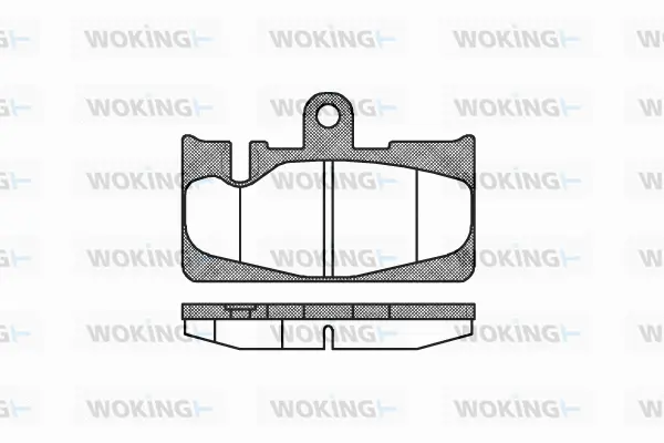 Brake Pad Set, disc brake (P9893.00)
