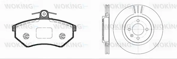 Brake Kit, disc brake (80343.03)