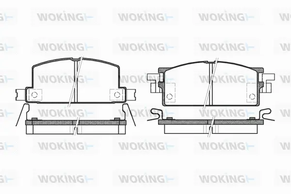 Brake Pad Set, disc brake (P0533.04)