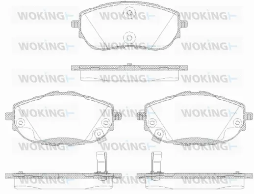 Brake Pad Set, disc brake (P14613.02)