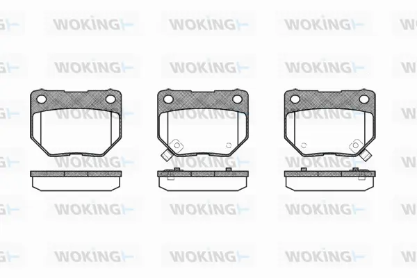 Brake Pad Set, disc brake (P2653.02)