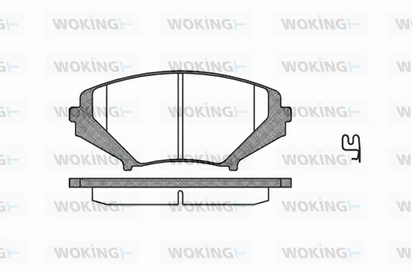 Brake Pad Set, disc brake (P11803.01)