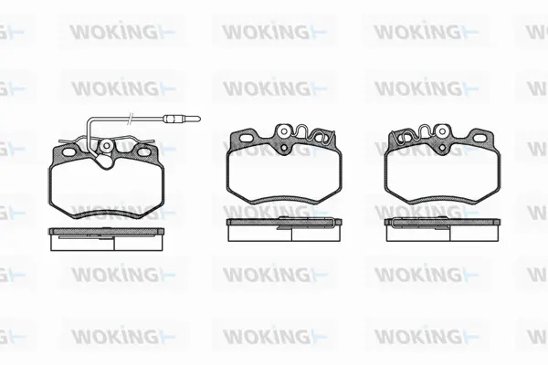 Brake Pad Set, disc brake (P0703.12)