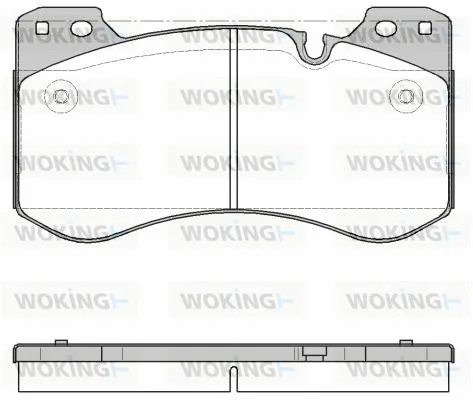 Brake Pad Set, disc brake (P18593.00)