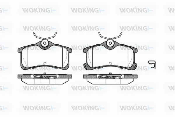 Brake Pad Set, disc brake (P11503.02)