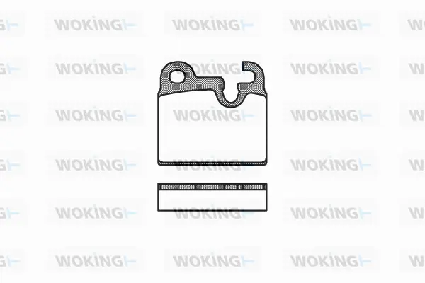 Brake Pad Set, disc brake (P1163.00)