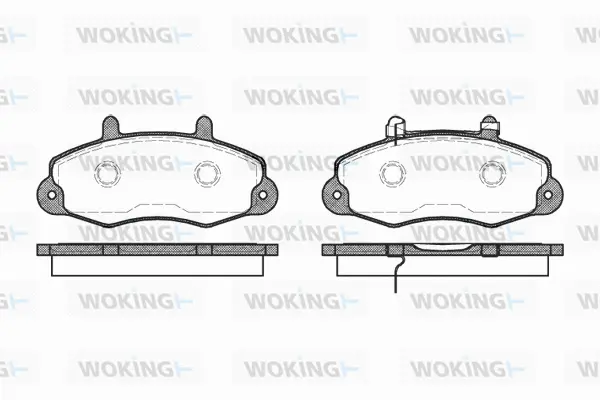 Brake Pad Set, disc brake (P2913.02)