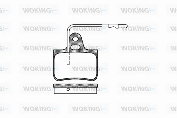Brake Pad Set, disc brake (P1763.04)